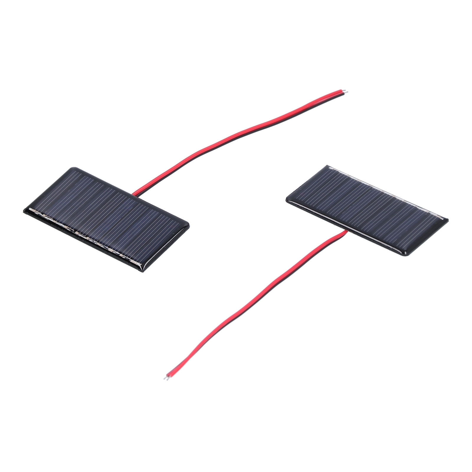 2Pcs Micro Mini Solar Cells 68x36mm 0.3W 5V Polysilicon Micro Solar Panel