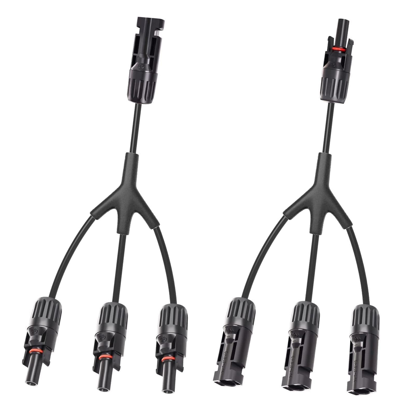 Solar Panel Y / T Branch Cable Connection Waterproof Adapter Connector Extension