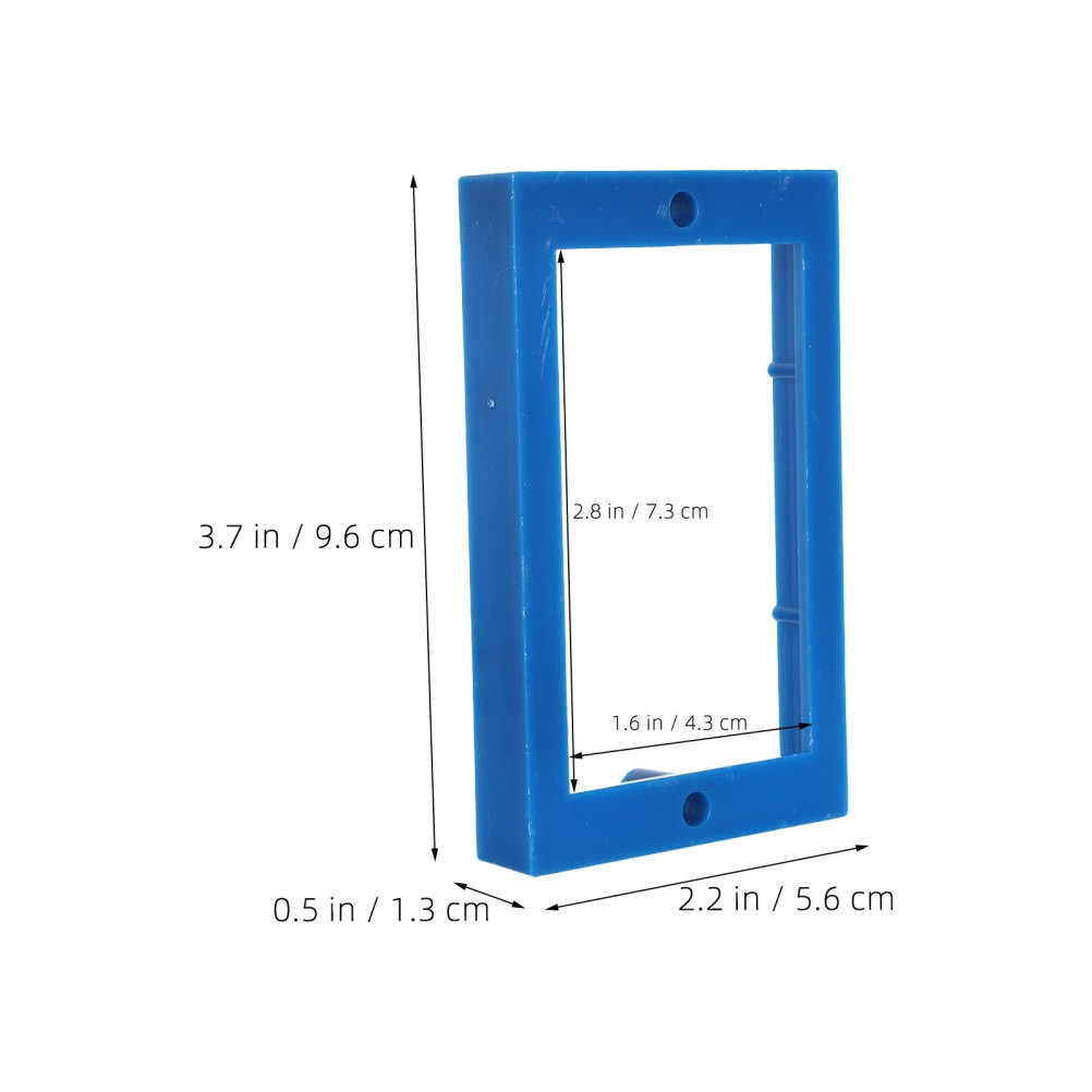 6pcs Single Gang Receptacle Outlet Box Extenders with Screws, Receptacle
