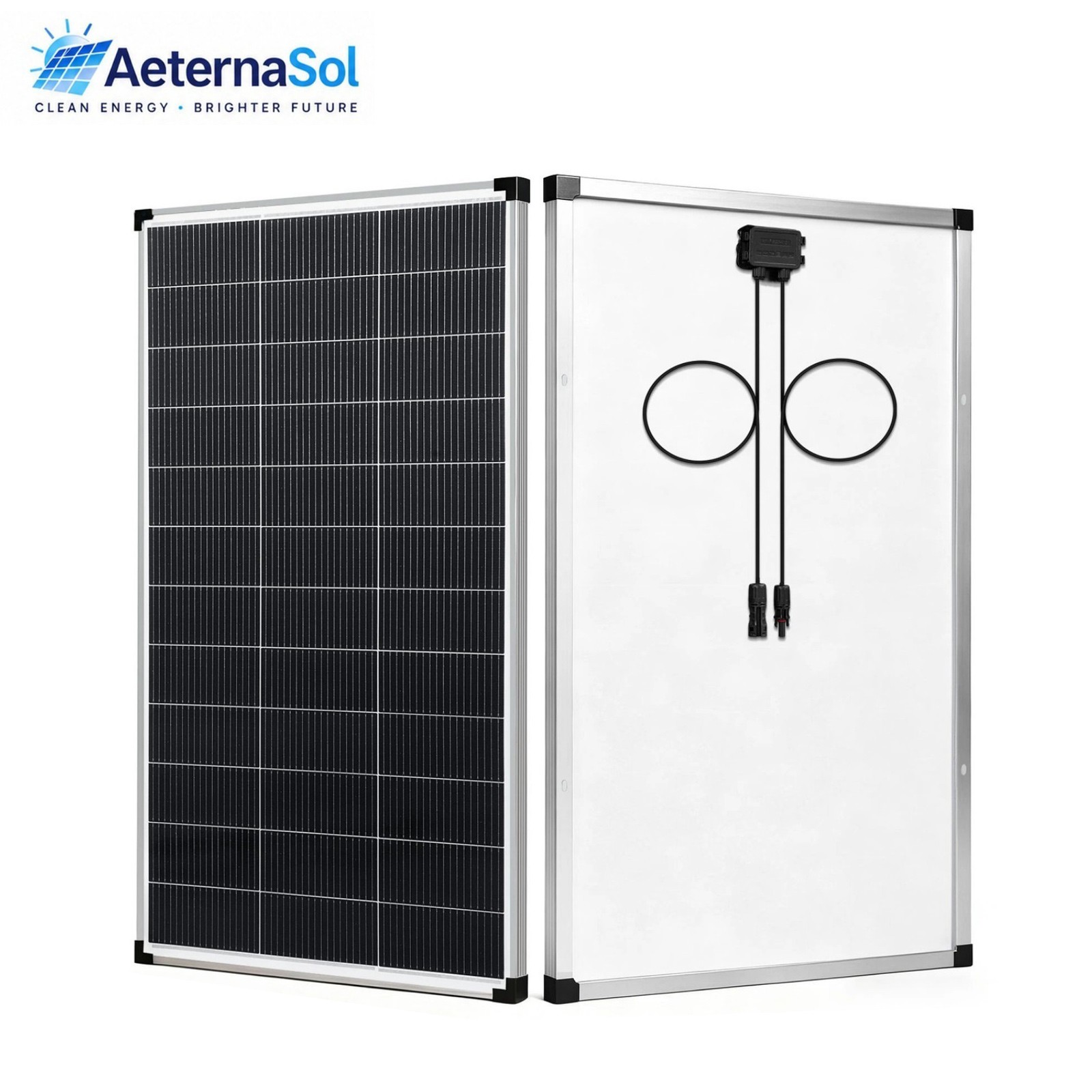 200W Solar Panel N-Type 18V 18BB Mono PV Off-Grid Battery Power Charge RV Home