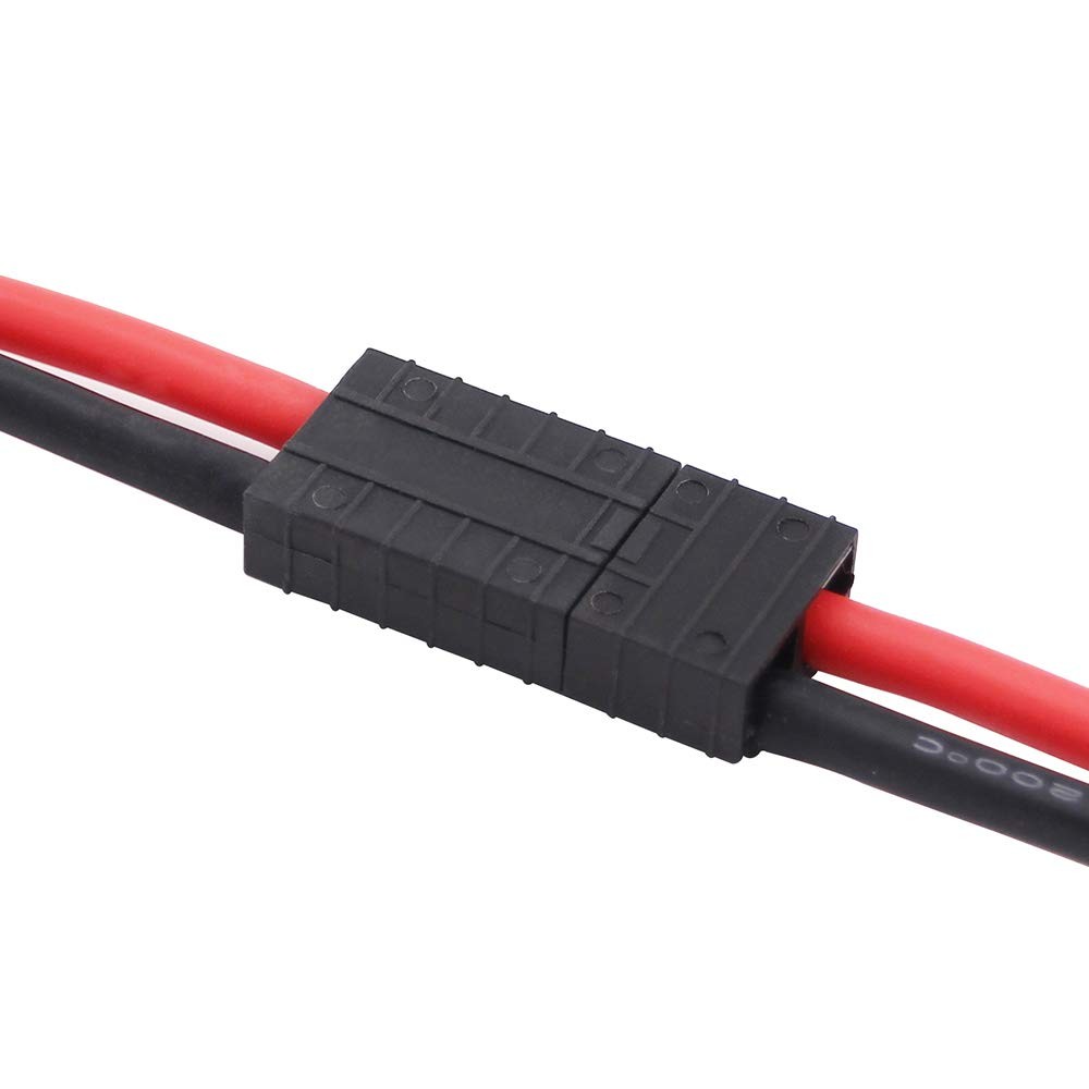 2pairs Compatible with tr Male Female Connectors Cable with 12awg 10cm Slicone