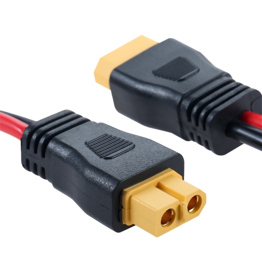 1M XT60 Socket Connector 12AWG XT60 Adapter Extension Cable Plug and Play