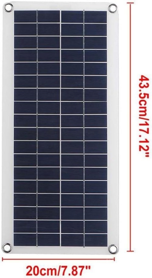 Flexible 12V Solar Panel Kit – 10W Trickle Charger for Eco-Friendly Adventures