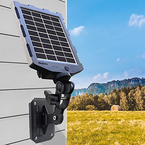 Trail Camera Solar Panel, Solar Battery Charger Kit 12V/1A 6V/1.5A with Build