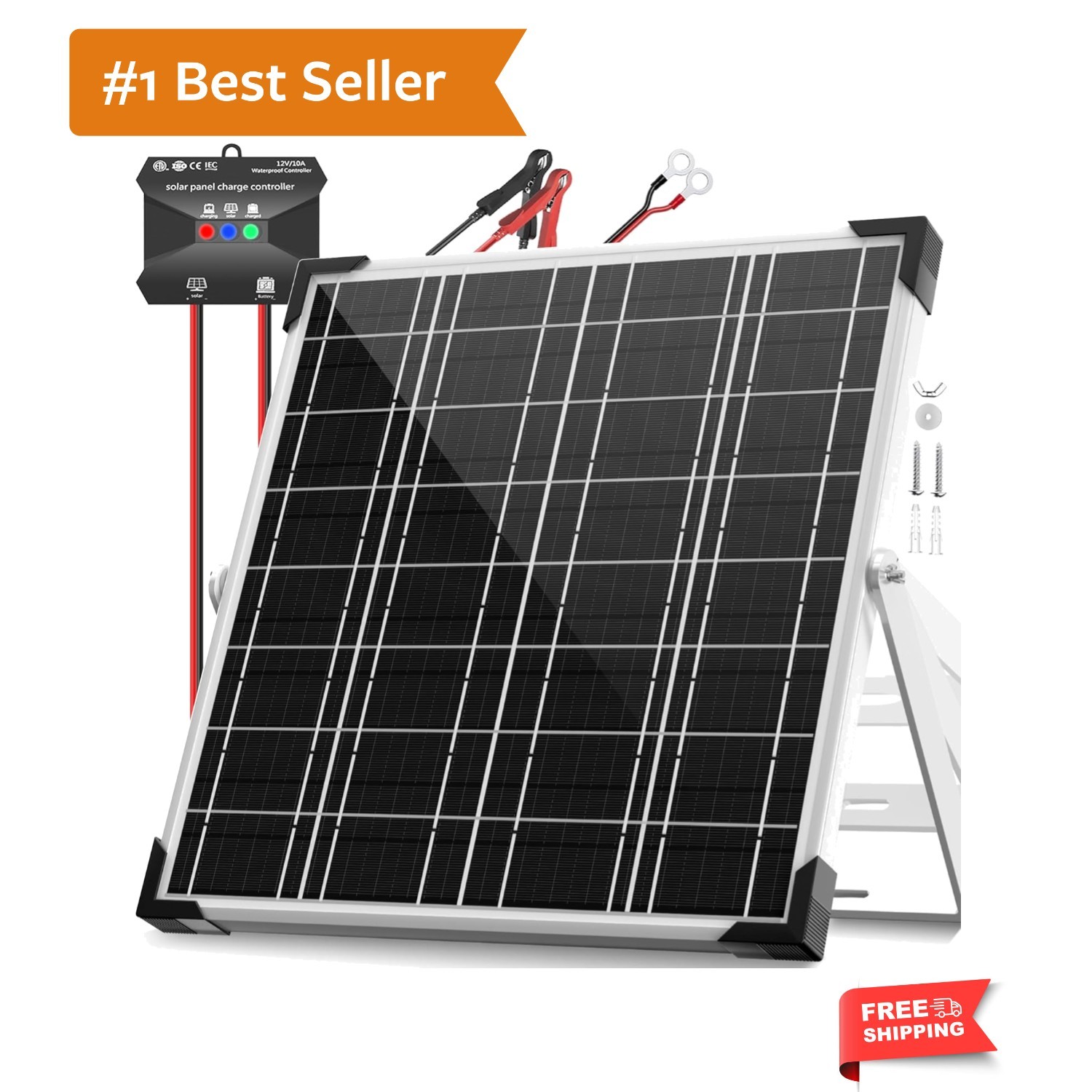 Durable 20W Solar Charger with Smart MPPT – Weatherproof & Versatile Solution