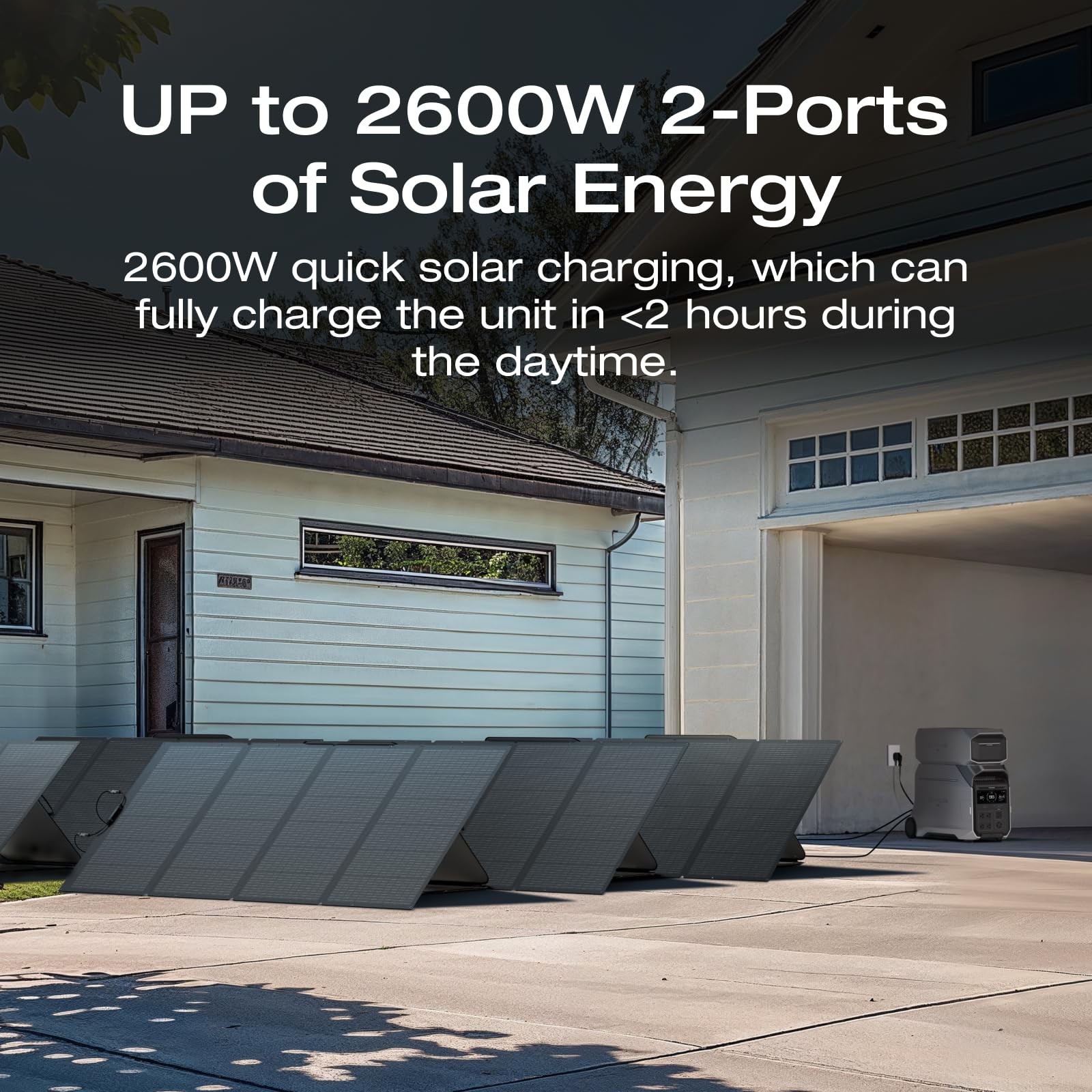 EF ECOFLOW Power Station 4096Wh DELTA Pro 3 with 400W Portable Solar Panel, 1…