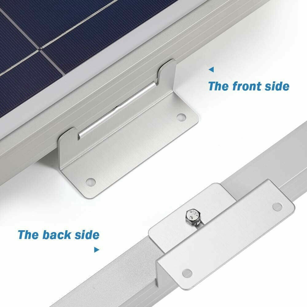 16X SOLAR PANEL Z BRACKET MOUNT MOUNTING SET RV BOAT FLAT ROOF WALL ALUMINIUM US