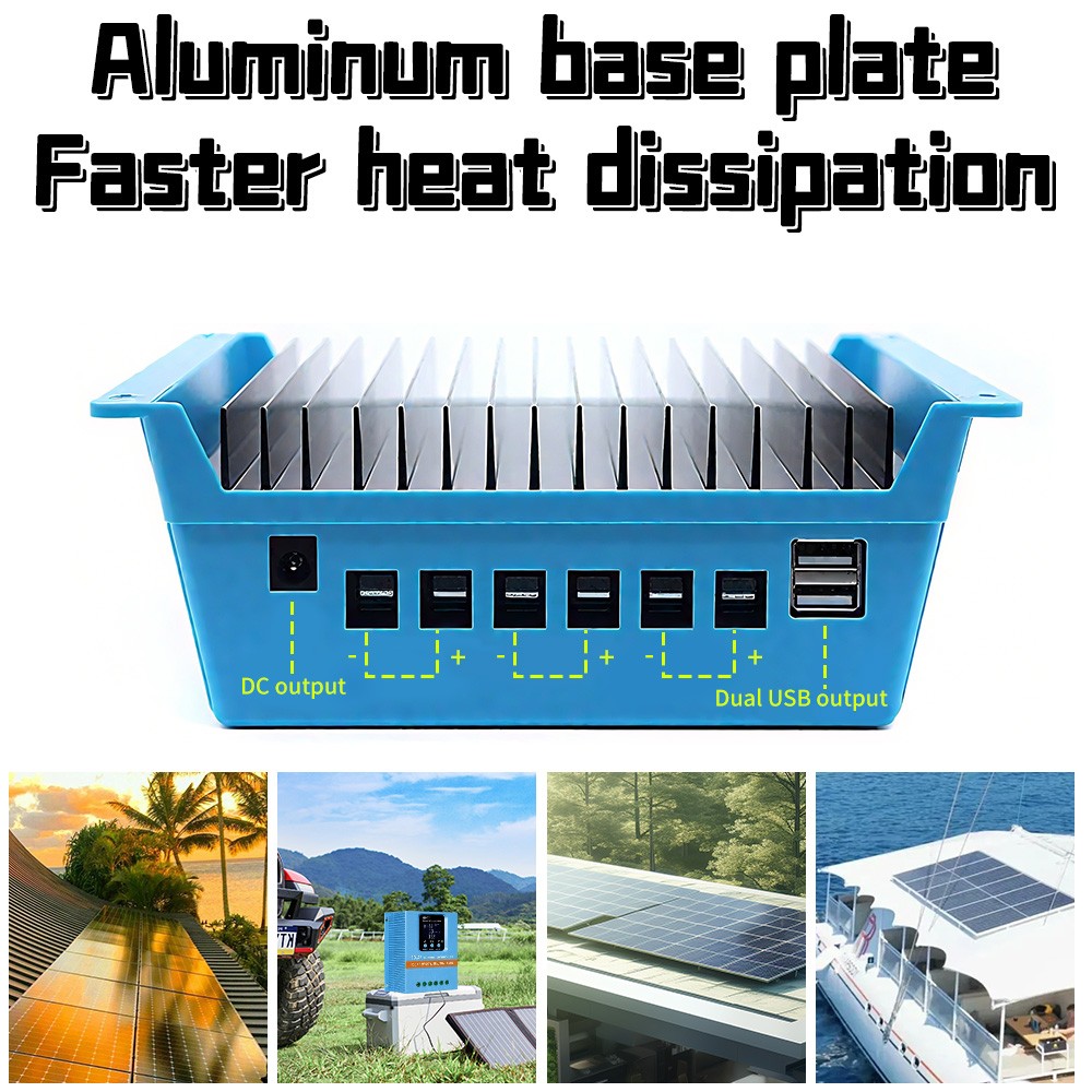 150W ETFE Flexible Solar Panel 12V Mono RV Marine Boat w/ 100A Charge Controller