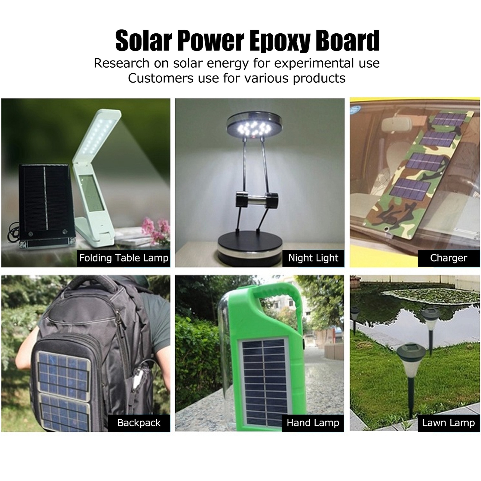 Solar Power Epoxy Module Board Polysilicon DC18V 4.5W Tool Supplies With 2meter