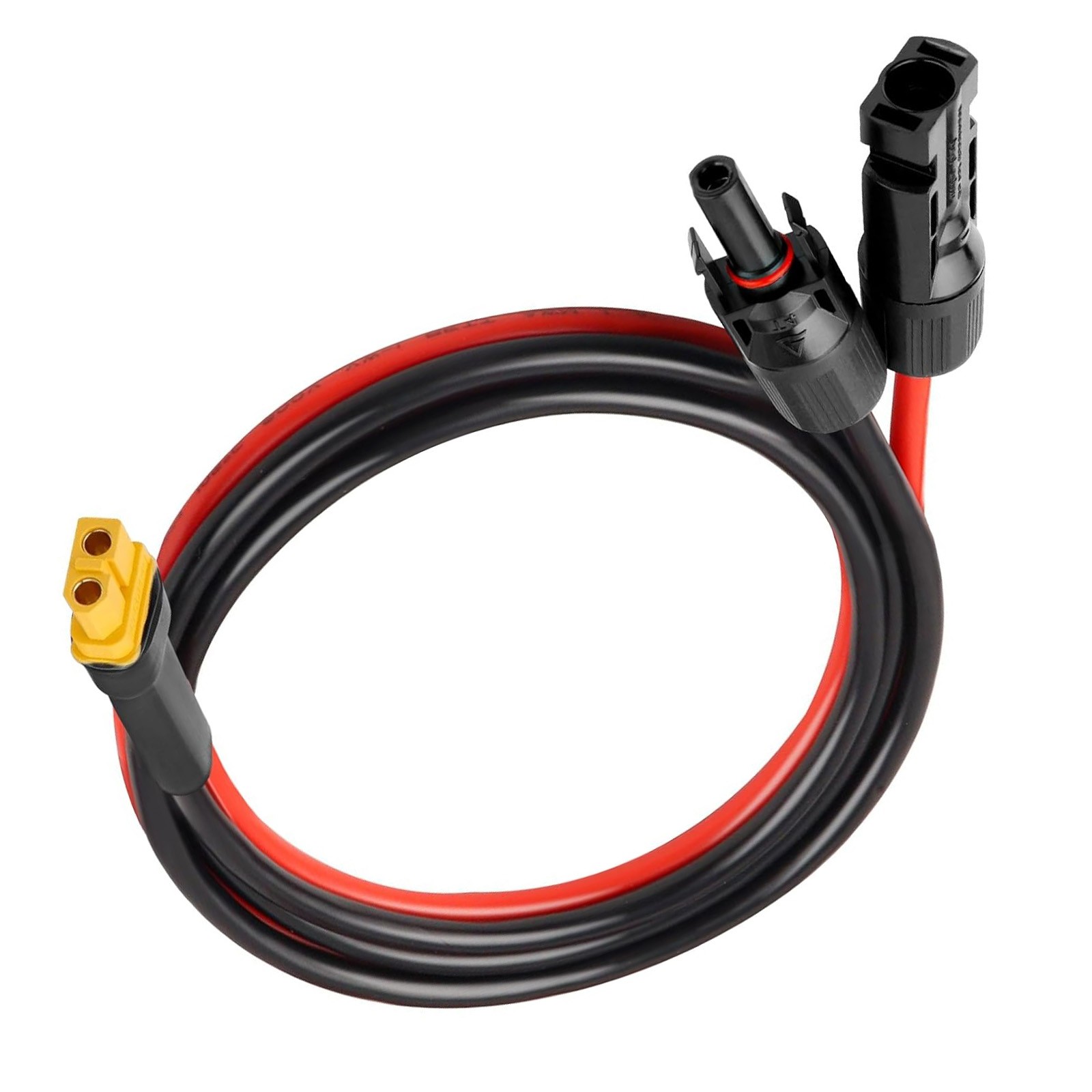 12 AWG 20 ft XT60 Female to Solar Connector Solar Panel Extension Charging Cable