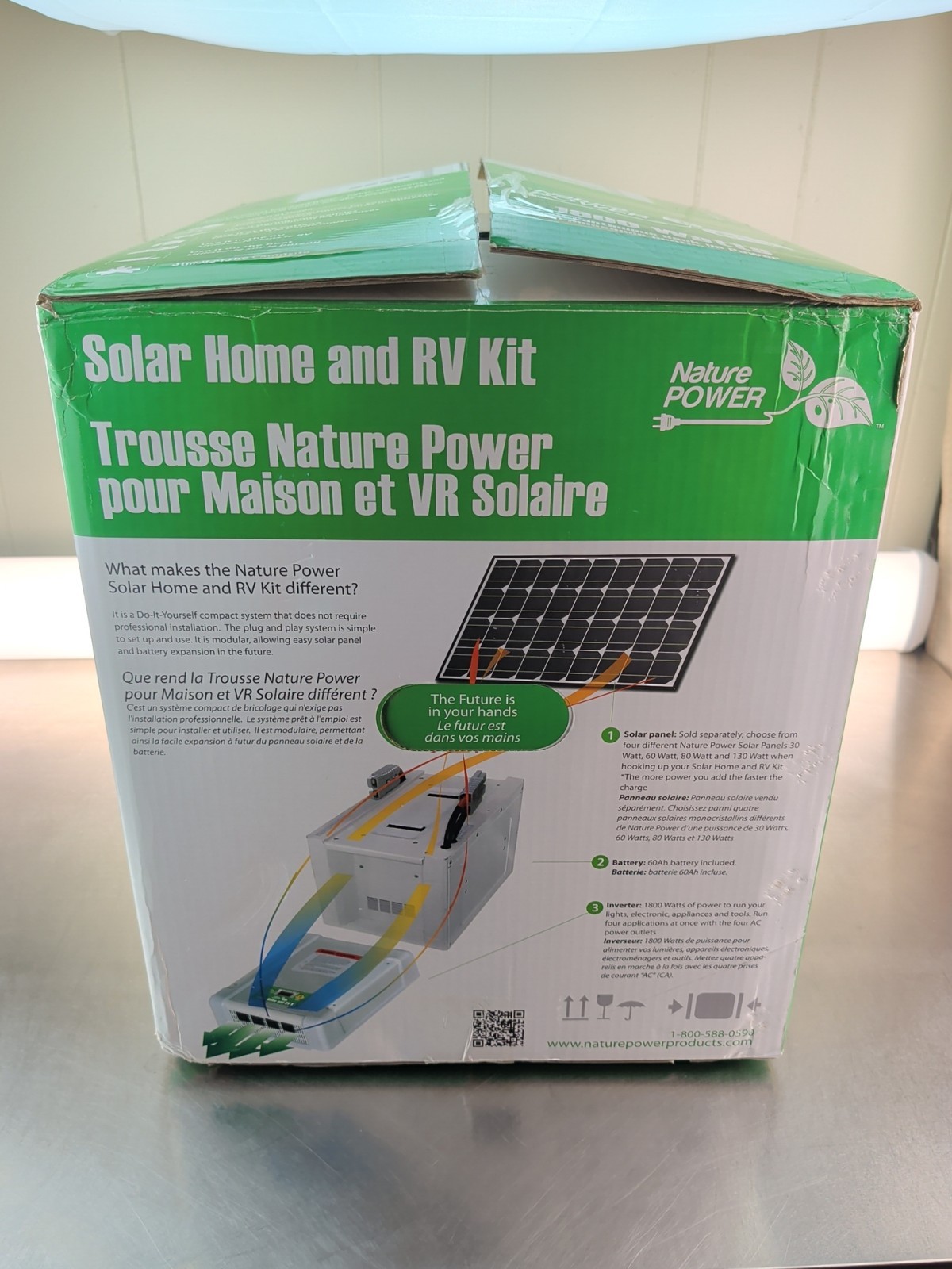 1800 Watt Solar Battery Bank for Home or Solar Kisae/Nature Power