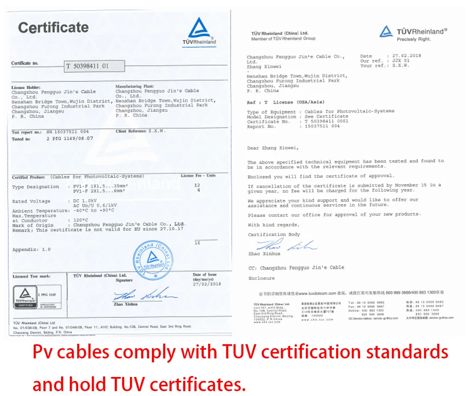1 Pair PV Cable 2.5/4/6mm² 10-14AWG Black Red Wire with Connector Ends For Solar