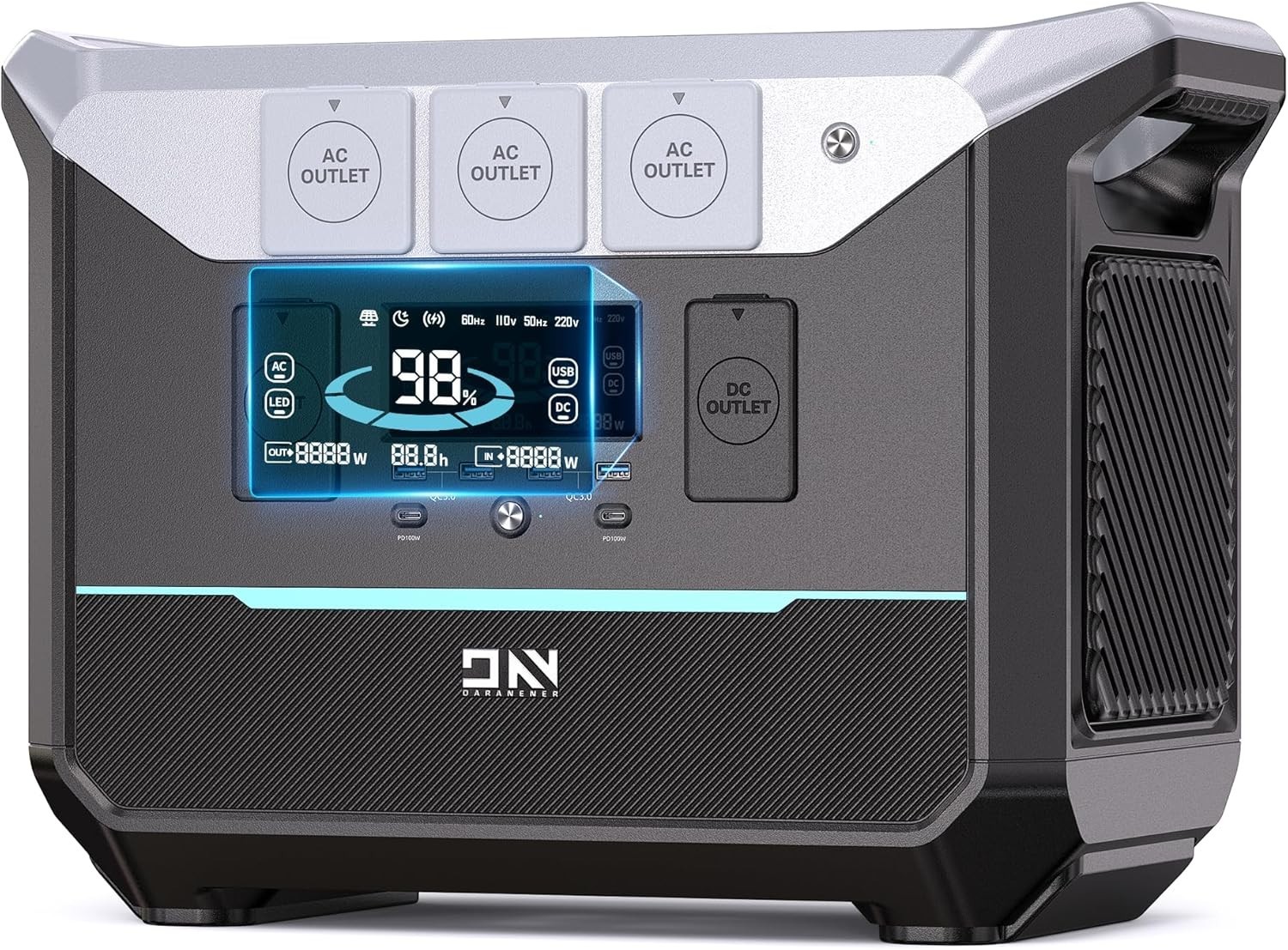 DaranEner Portable Power Station 1382.4Wh LiFePO4 Battery – NEO1500 Pro
