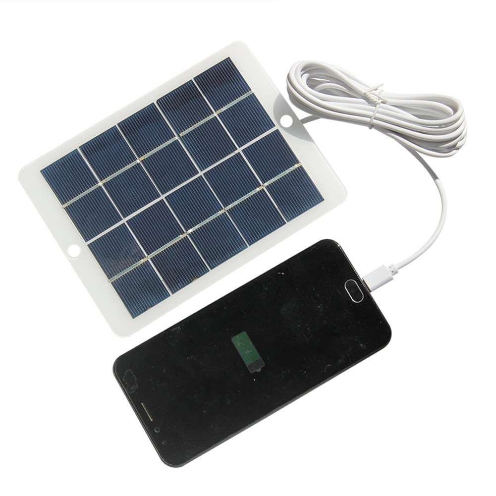 Efficient Outdoor Solar Panel Charger 6W Compatible with Various Devices