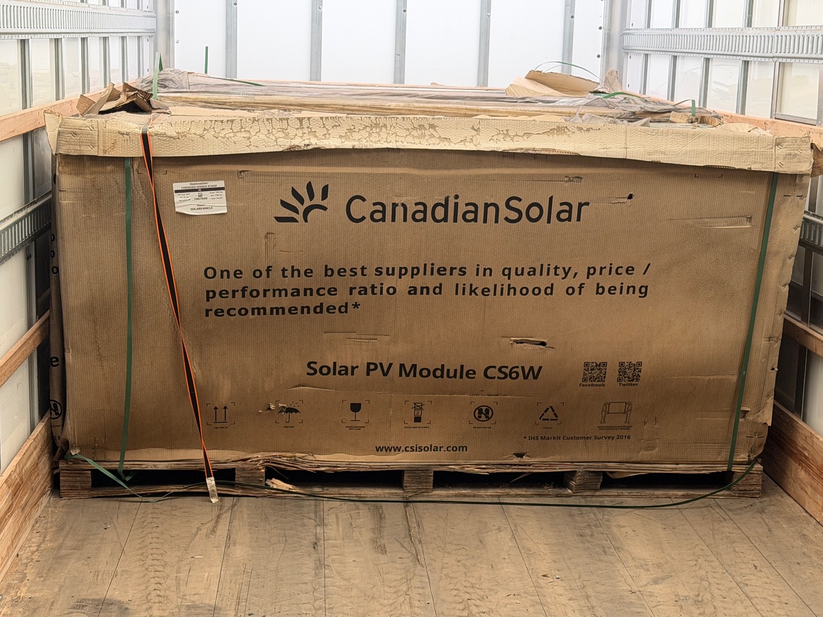 BRAND NEW LOT OF 35pcs 545W Canadian Tier 1 Bifacial Solar Panels 630W MAX