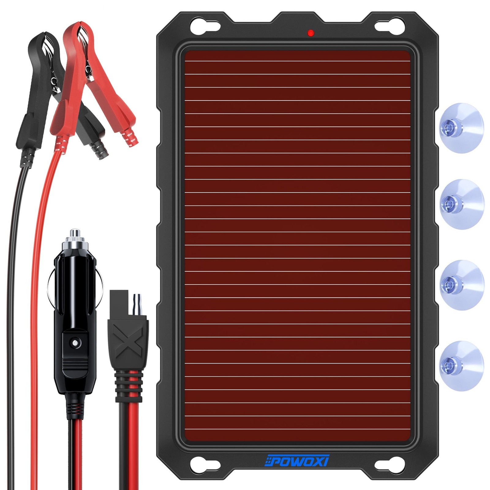 3.3W-Solar-Battery-Trickle-Charger-Maintainer -12V Portable Waterproof Solar …