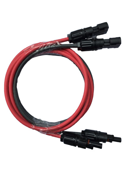 10 AWG Paired Black+Red PC Solar Panel wire with PV Connector
