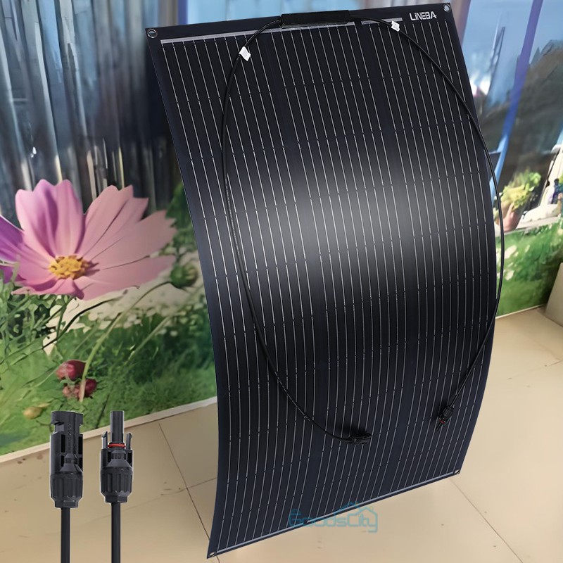 Upgraded Flexible 200W 400W Mono Solar Panel 12V Power Portable Camping Home RV