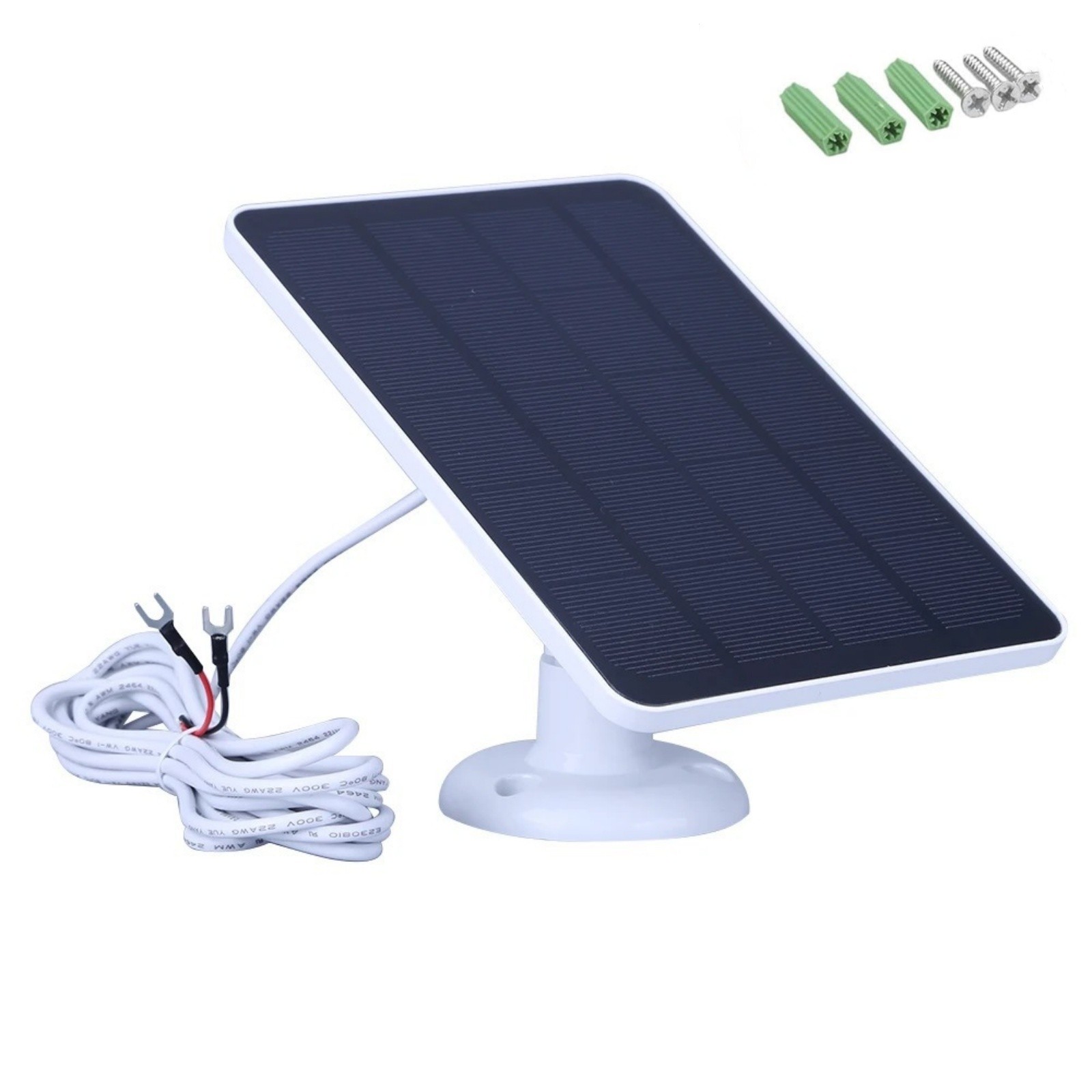 Solar Power Panel 4W for Ring Battery Video Doorbell with 360 Degree Bracket