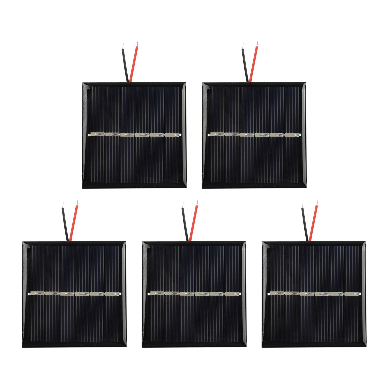 5PCS Solar Energy Panels 0 45W 3V for Outdoor Applications and Energy Needs