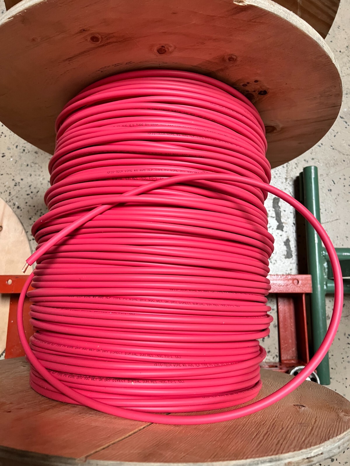 8 AWG gauge Black and Red PV wire UL listed shipping from USA