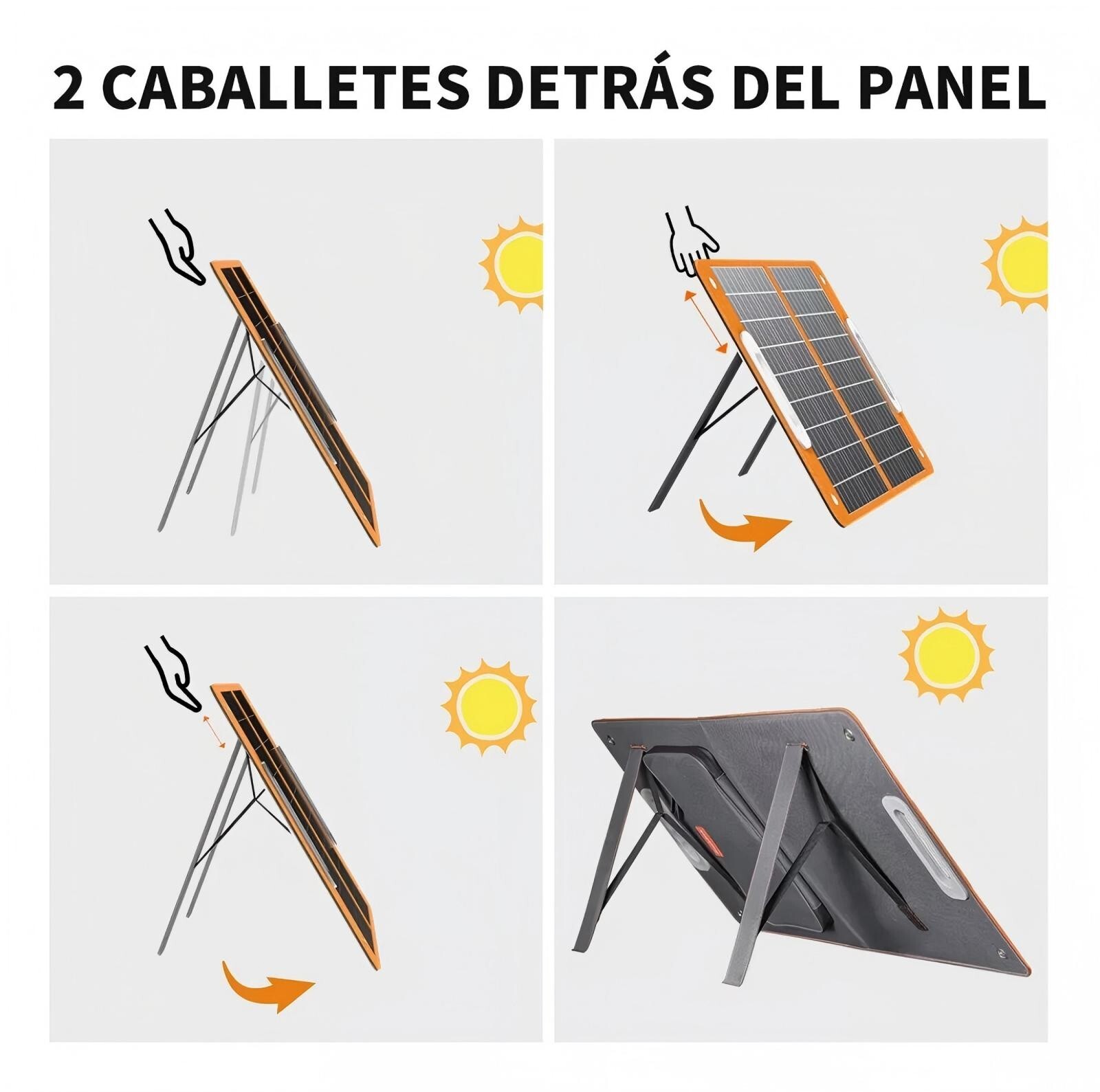 Flashfish Solar Generator 200W Portable Power Station + 60W Solar Panel Foldable