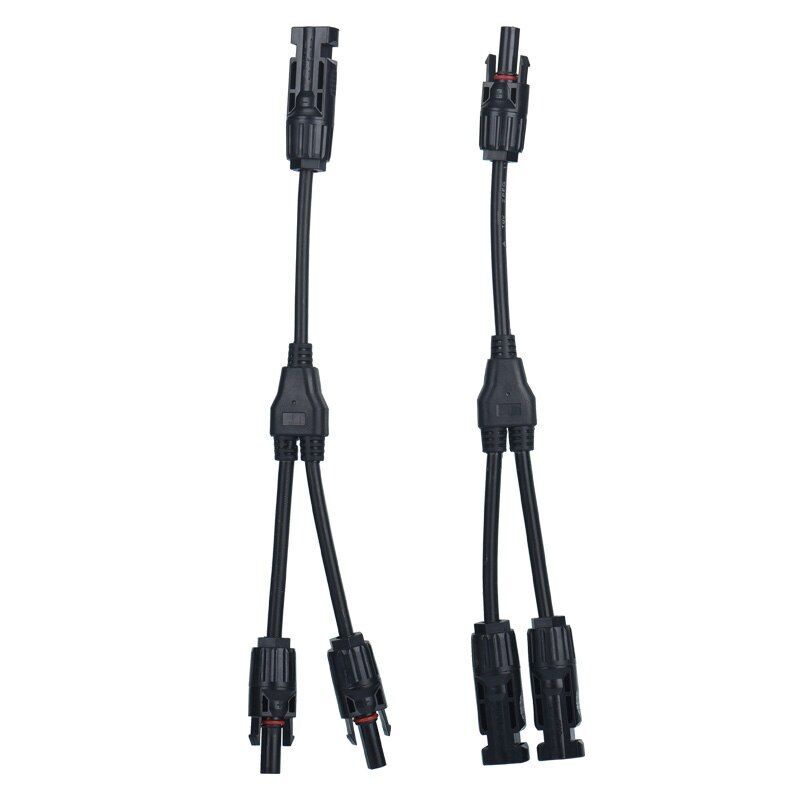 Solar Cable Connector Branch Parallel Photovoltaic Panels Copper 2-4 Ways Wire