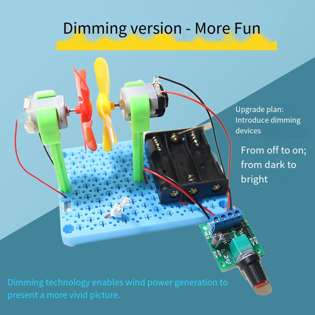 Renewable Energy Learning Kit for Children Build Your Own Wind Turbine