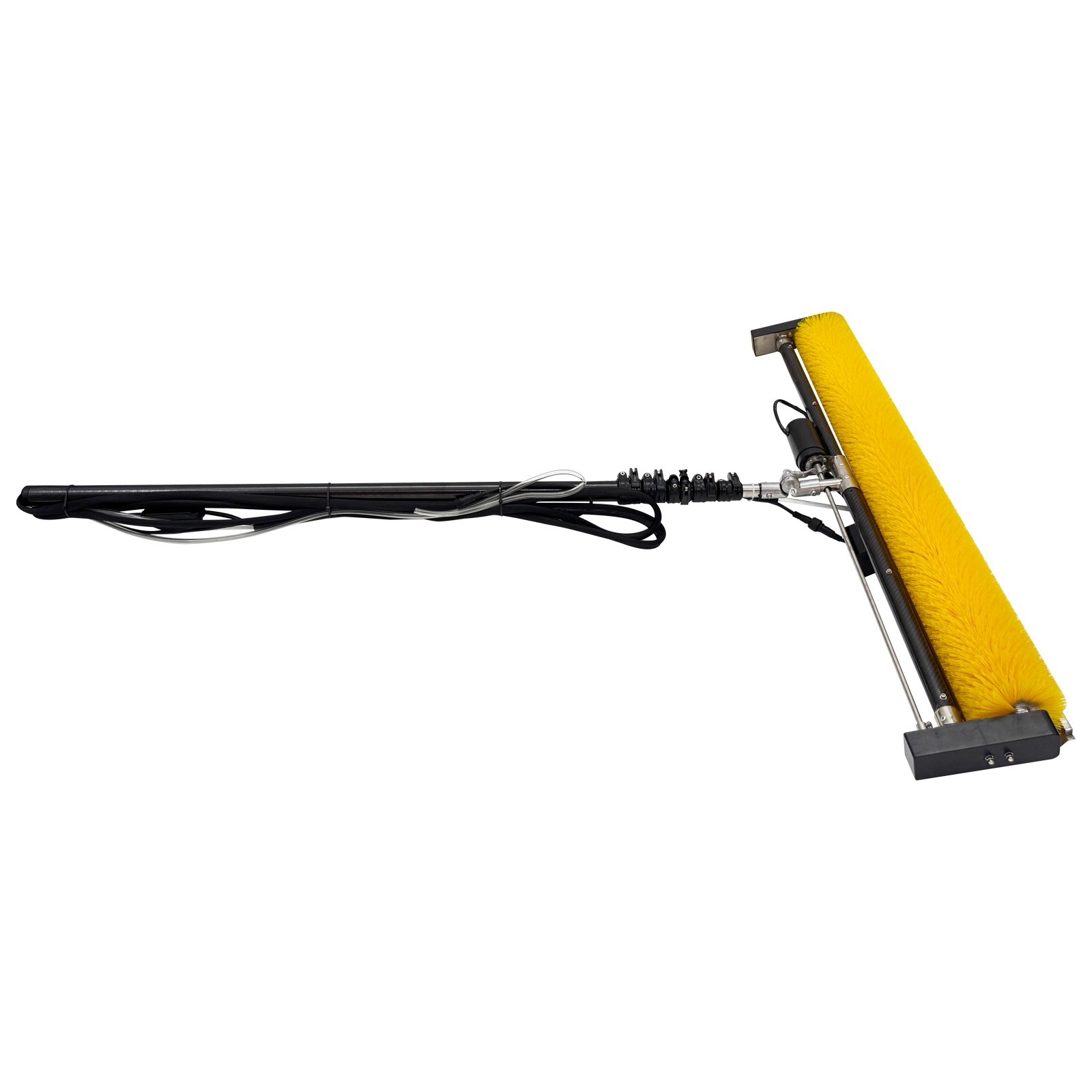 110V Solar Panel Cleaner 3.5m Pole 1.1m Brush for Roof PV System