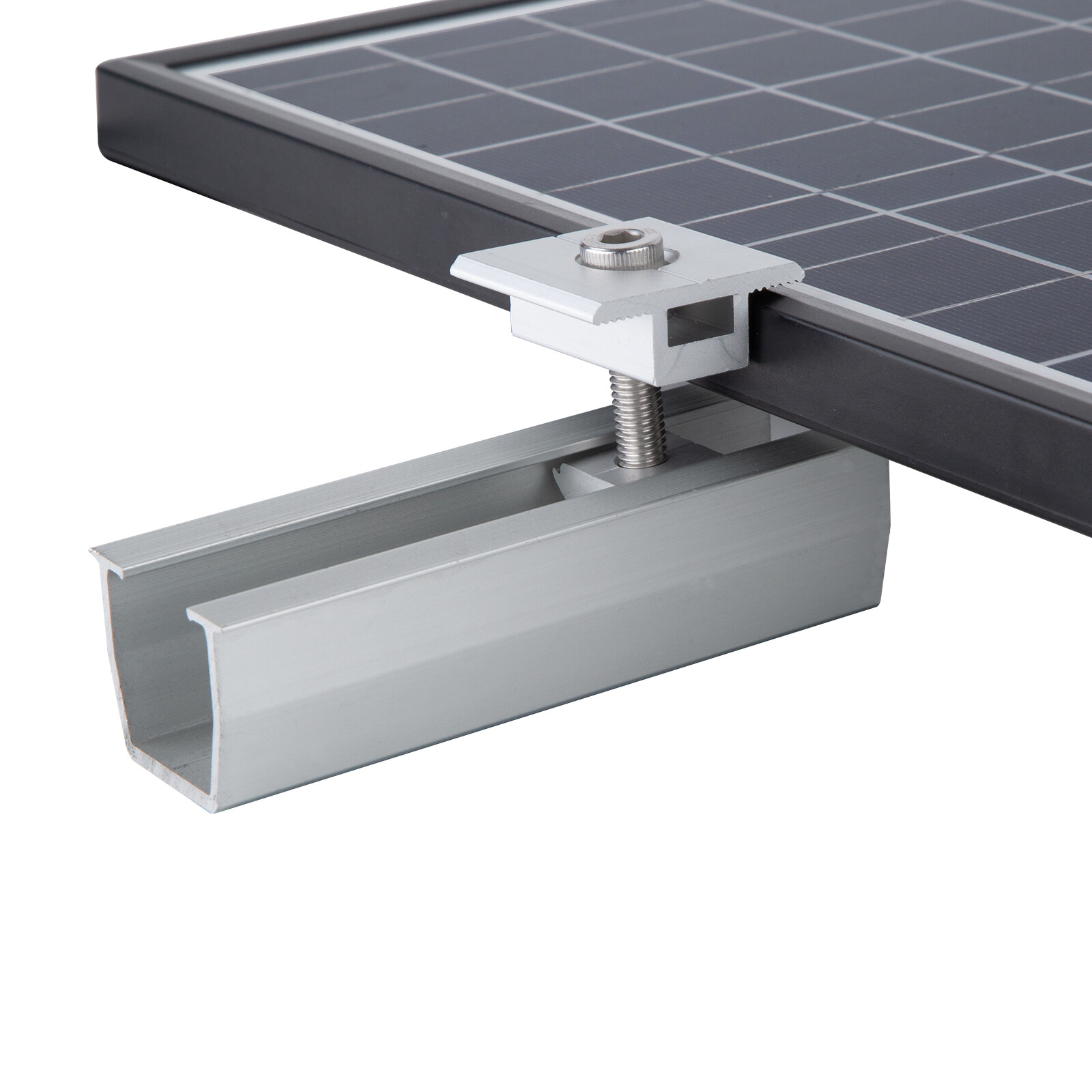 Roof Adjustable Solar Panel Mounting Brackets Kit System for 4PCS Solar Panels