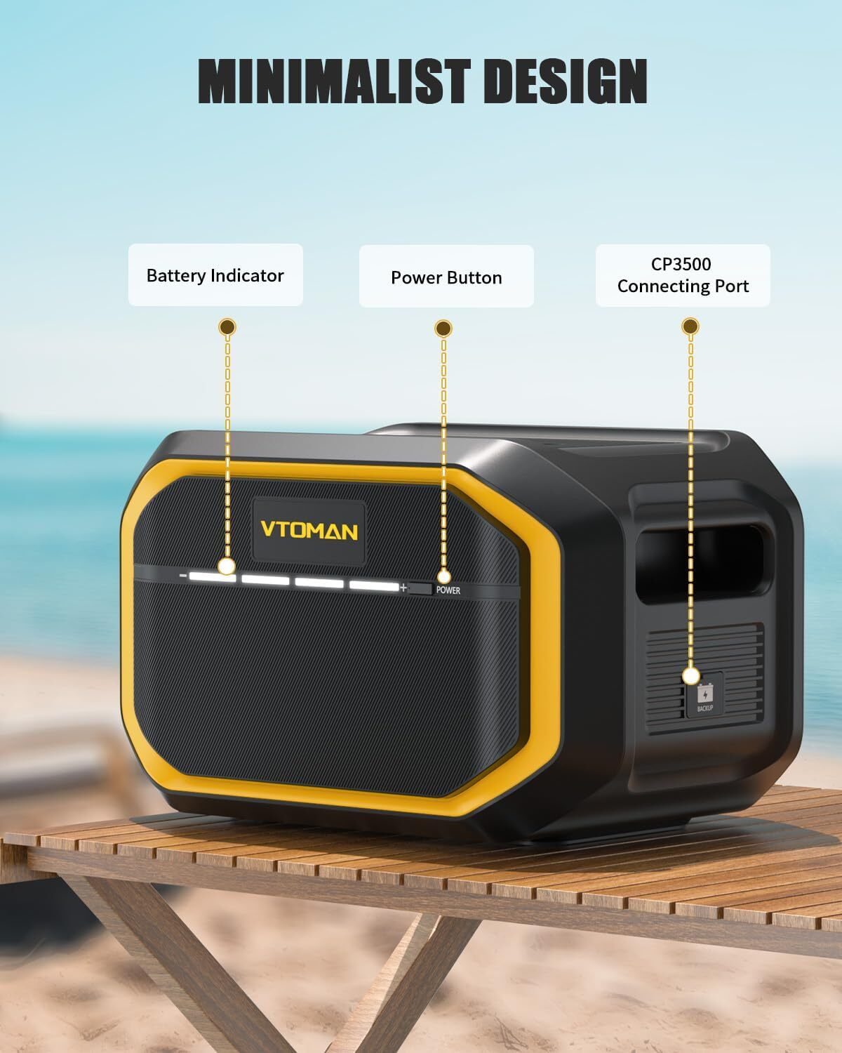 VTOMAN FlashSpeed 1500 Extra Battery 1548Wh for FlashSpeed 1500 Power Station