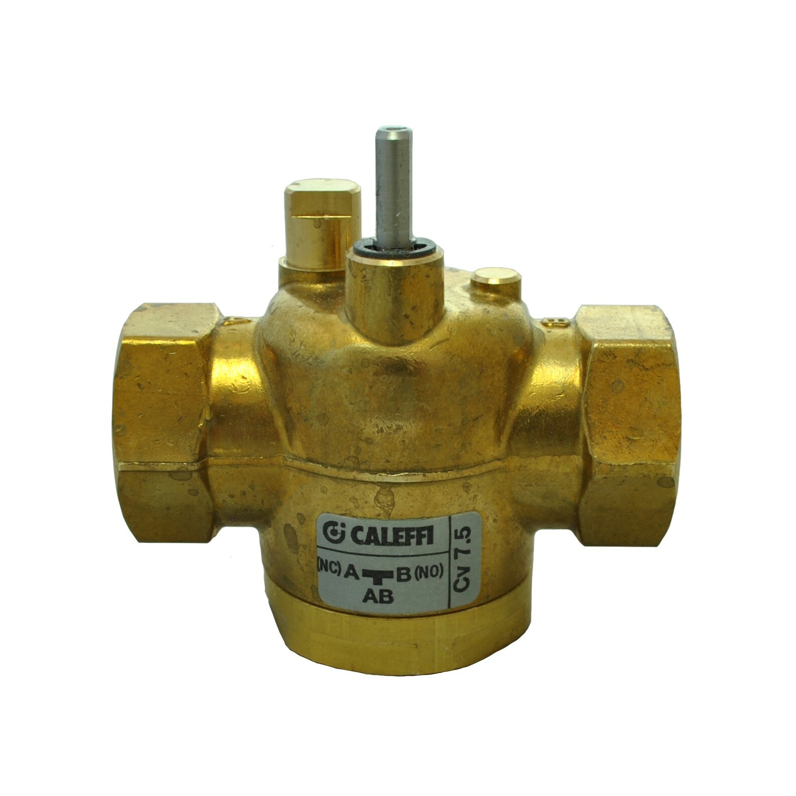 Caleffi Z-one – 3/4″ NPT 3-way Straight Valve Body for Motorized Zone Valves