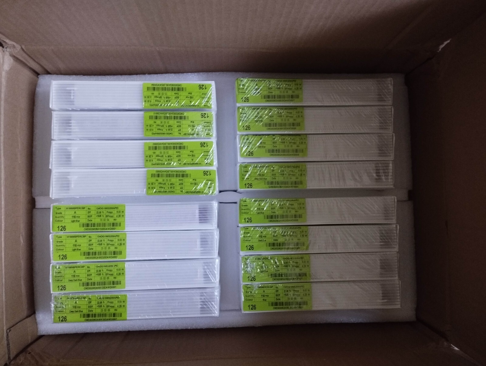 110 PERC Monocrystalline Photovoltaic Cells 156x156cm 6.02w High Efficiency