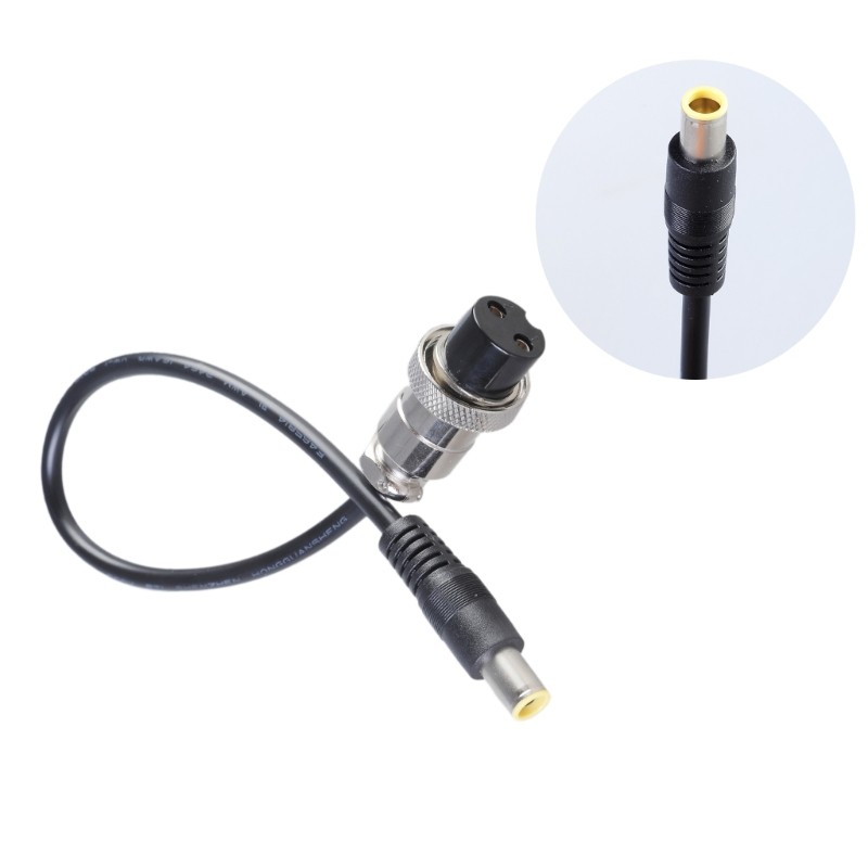 31cm DC7909 Male to GX20 Female Adapter Cord 150w Power Wire For Laptop Charging
