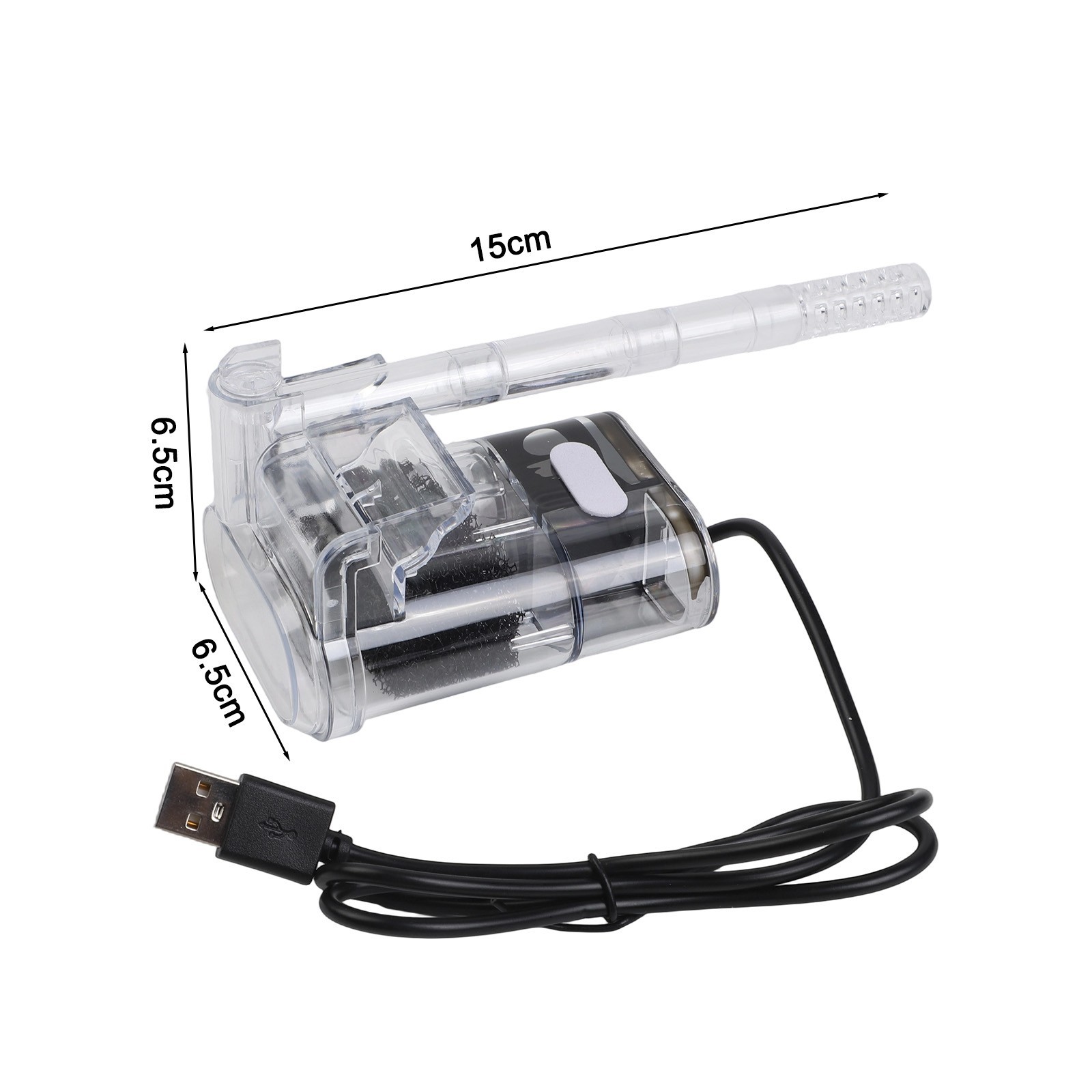 Aquatic Environment Enhancer Compact USB Wall Mounted Fish Tank Filter
