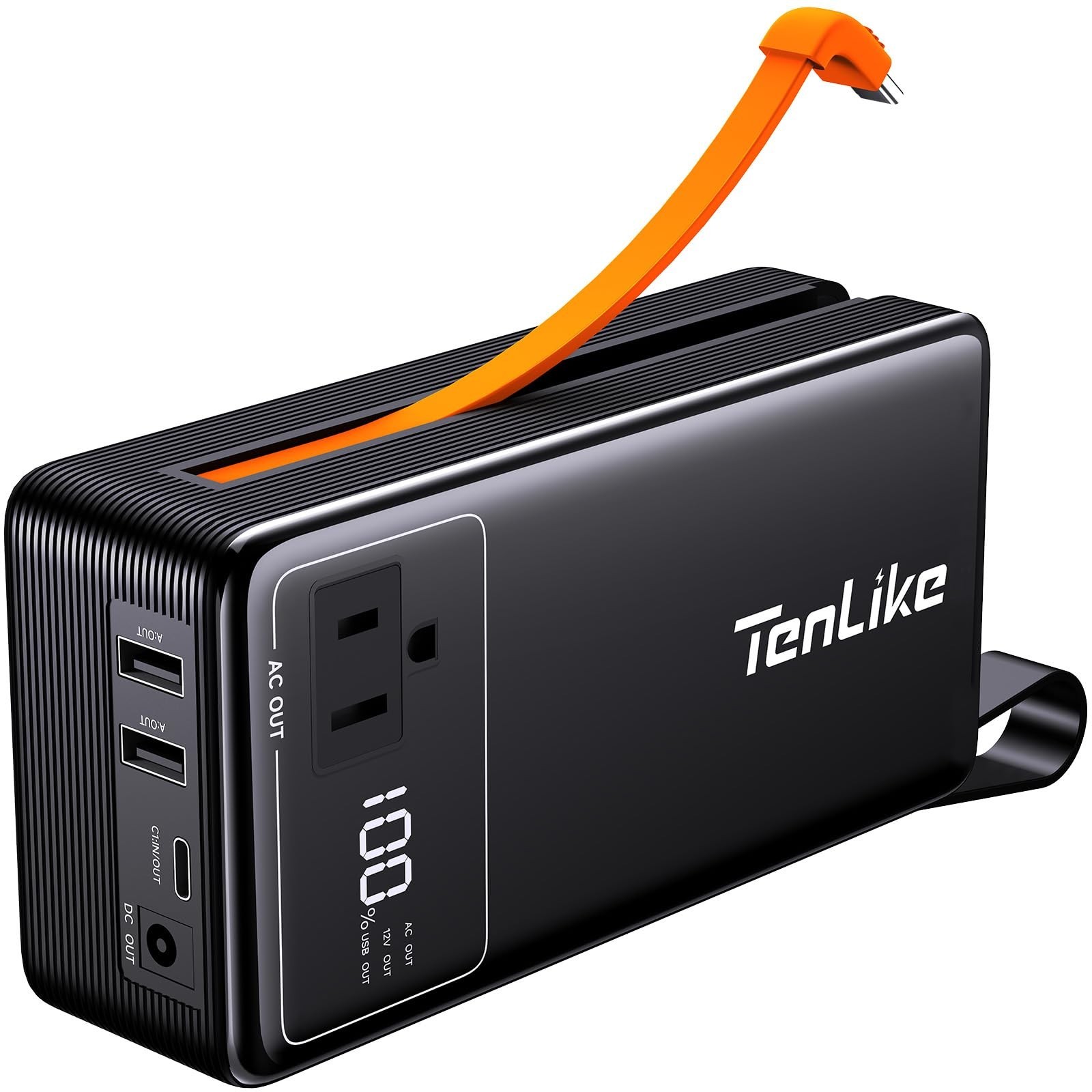 Portable Power Station 99.9Wh – AC Outlet, USB, Type-C, Mini Generator for Campi