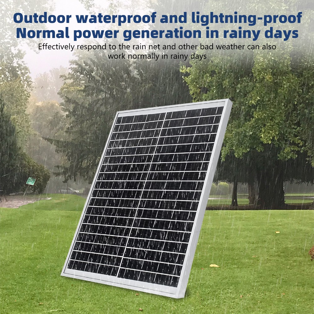 100W Watt Mono Solar Panel 12V Charging Off-Grid Battery Power RV Home Boat Camp