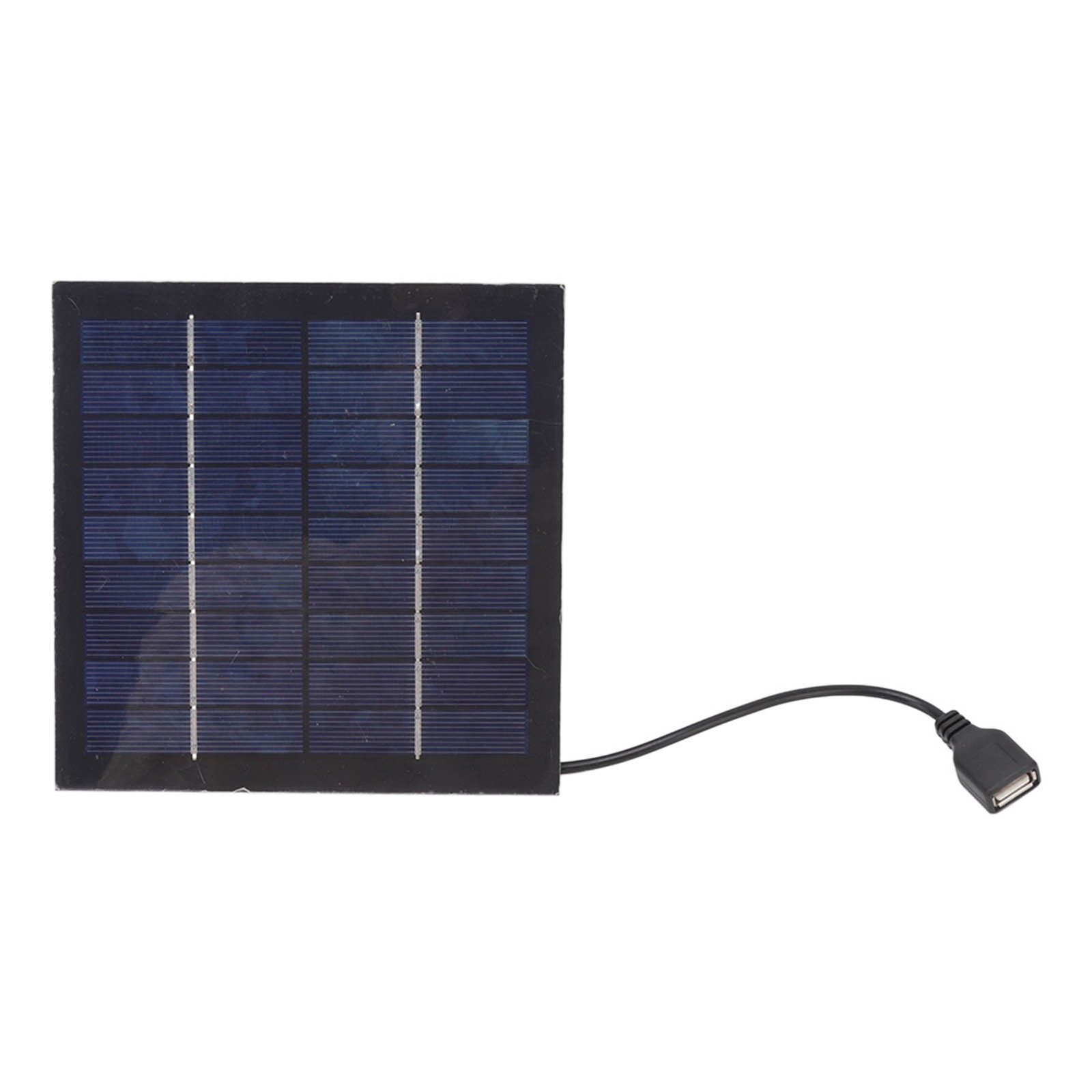 Mini Portable Solar Powered Panel Fan USB Cooling Fan for Greenhouse Trailers