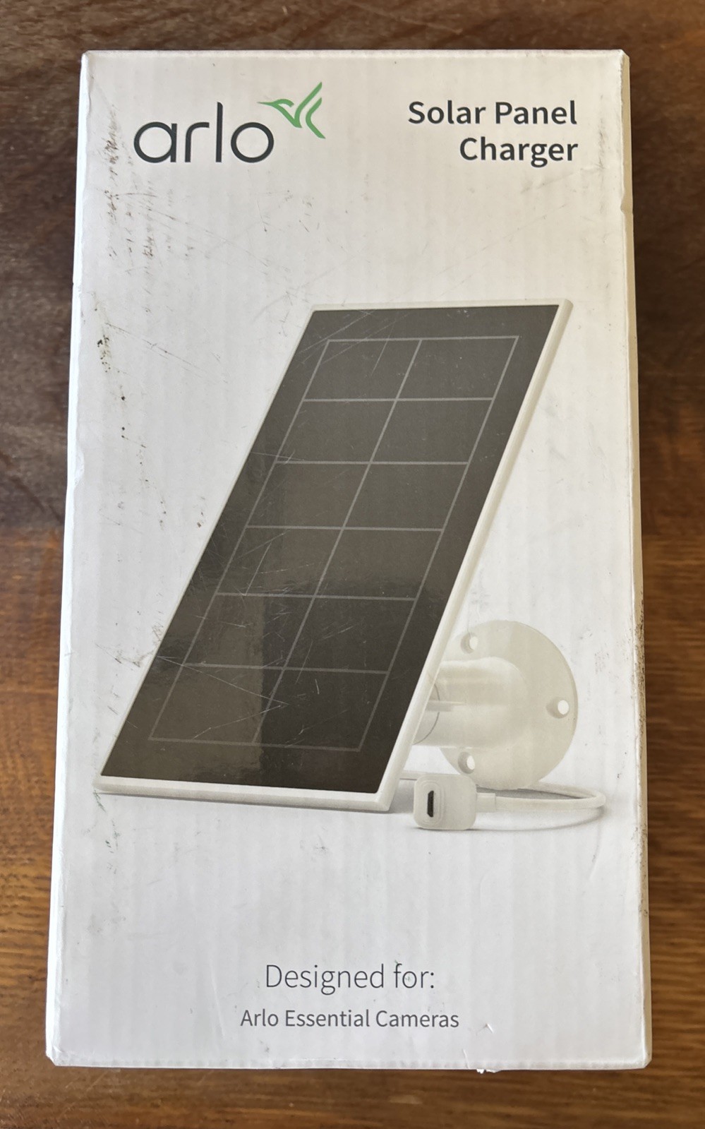 Arlo VMA3600-10000S Solar Panel Charger for Arlo Essential Cameras – White