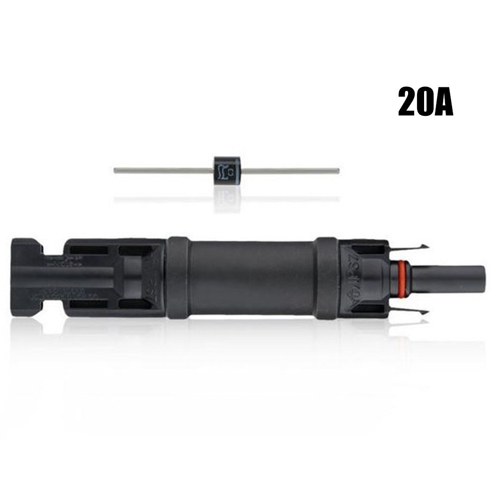 Fuse Holder Solar Panel 1000VDC Black Connector Fuse Holder And Fuse Inline PV