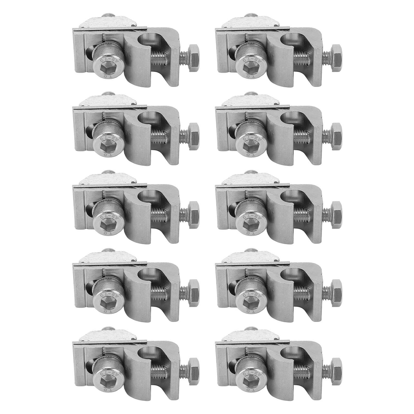 10x Solar Mounting System Grounding Clip Lug Bracket Clamps Photovoltaic SET