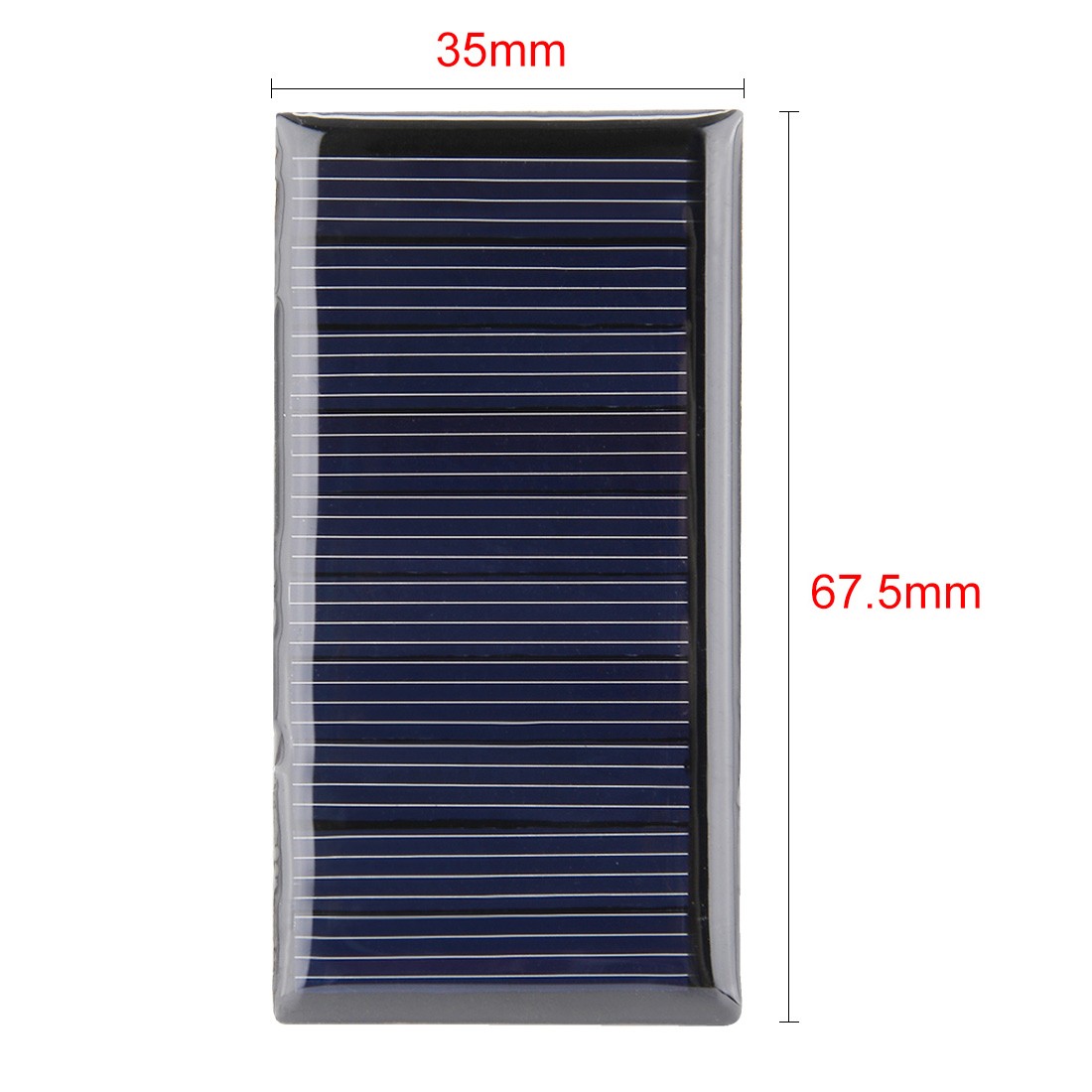 5 Pcs 5V 60mA Poly Mini Solar Cell Panel Module DIY 68x37mm
