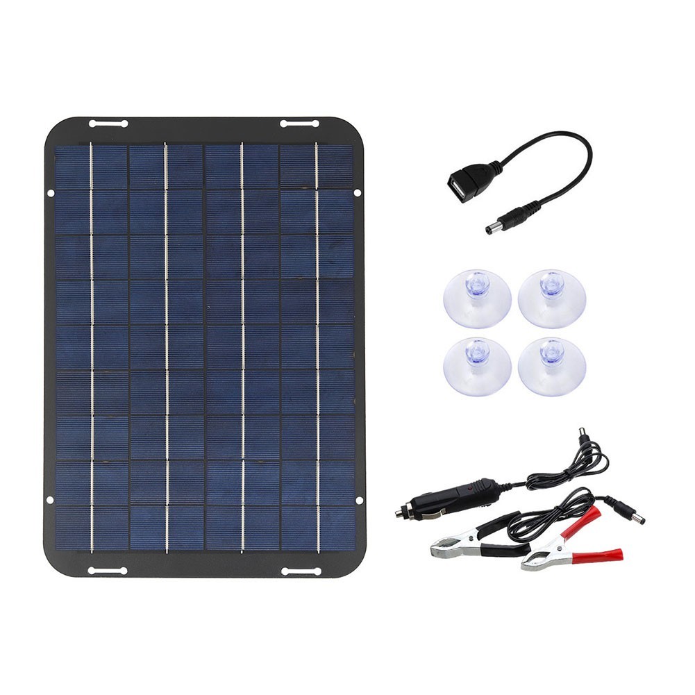Robust 30W Solar Panel with IP65 Waterproof Rating for Outdoor Applications