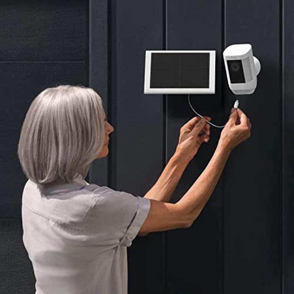 Ring 4W 2nd Generation Solar Panel for Select Ring Security Cameras – White