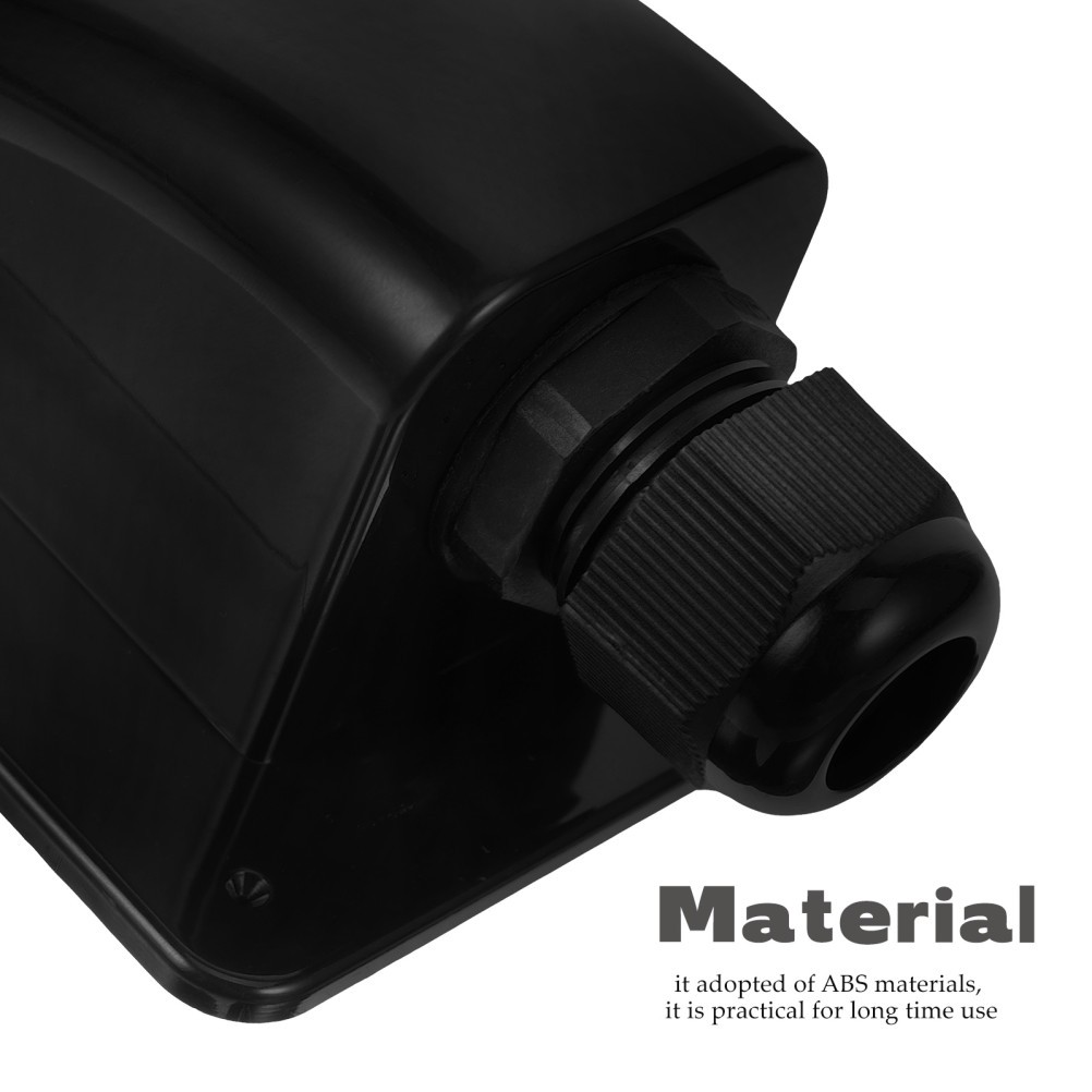 White Solar Cable Entry Box for Home ABS Material Waterproof and Durable Design
