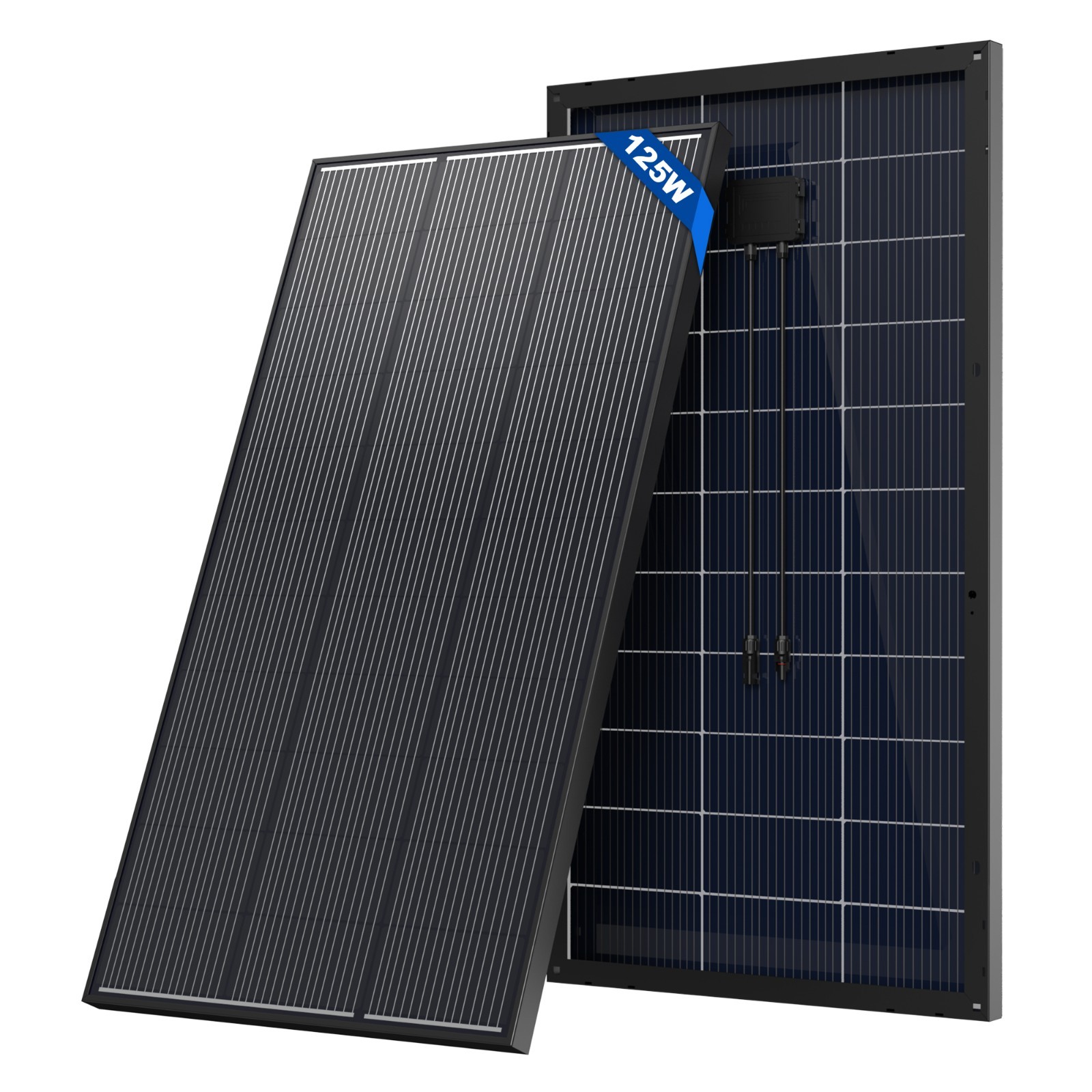 ACOPOWER 125W 12V Bifacial Solar Panel 16BB N-Type 25.4% High Efficiency