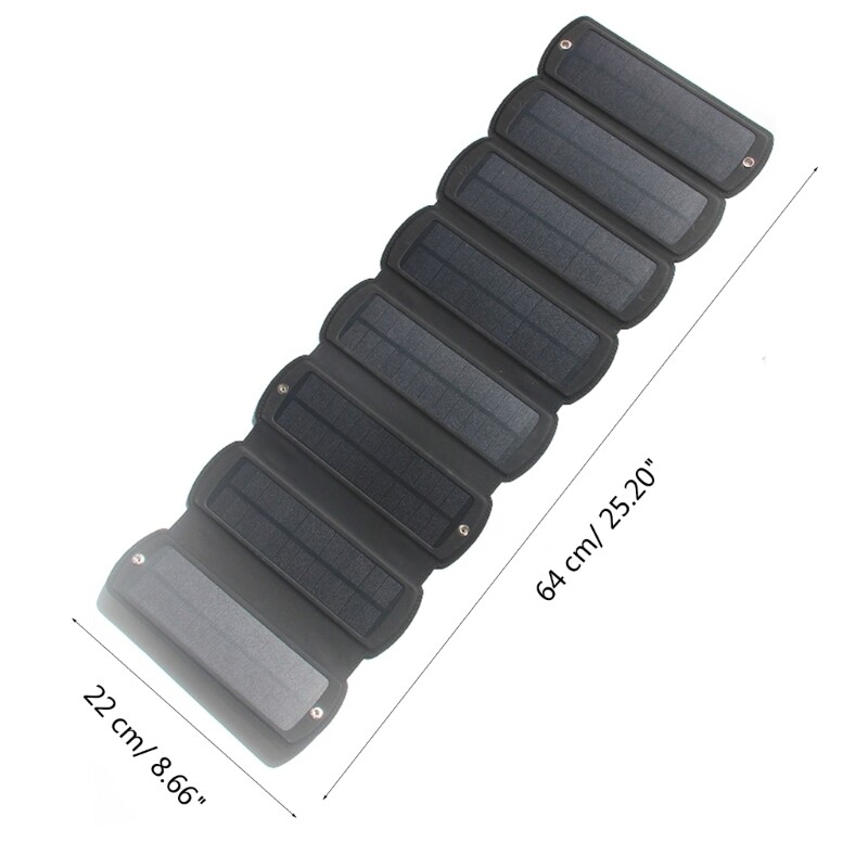 16W 5V Outdoor Polysilicon DIY Foldable Solar Cells Panel for Power