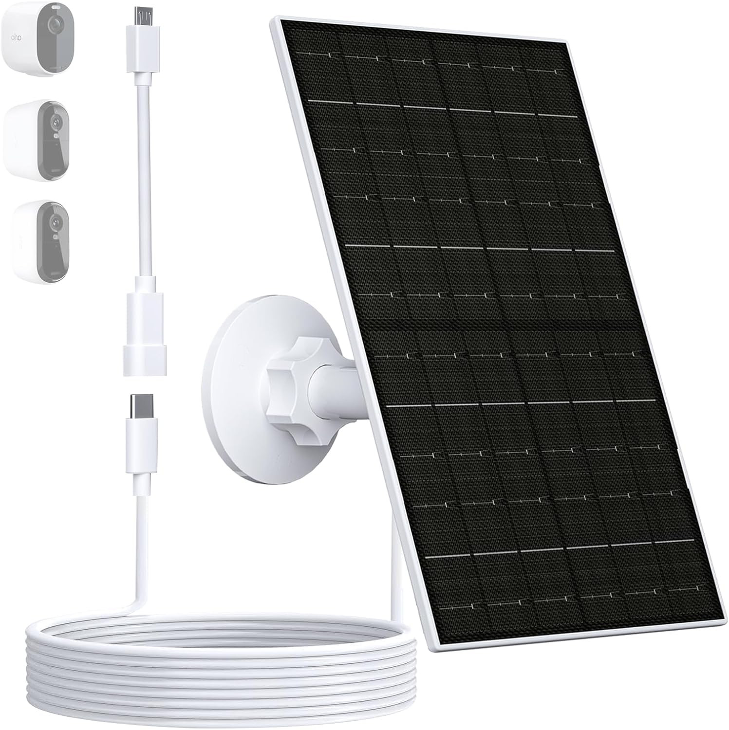 7W Solar Panel Arlo Essential 2K 2Nd Gen Essential XL Spotlight Cameras USB-C