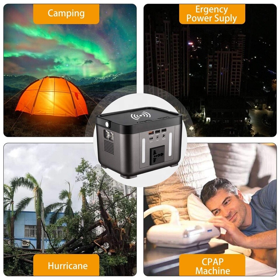 New Solar Portable Generator Camping Emergency Battery Power Station Power Bank