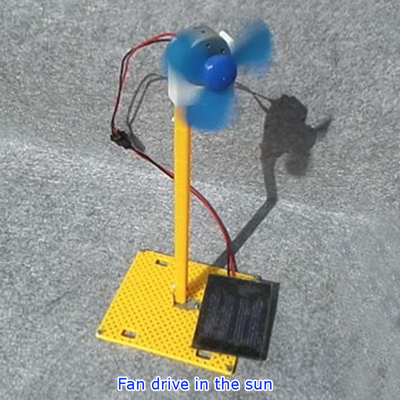 Solar Power Generator DC Motor Fan Solar Toy For Science Education Model Kit DIY
